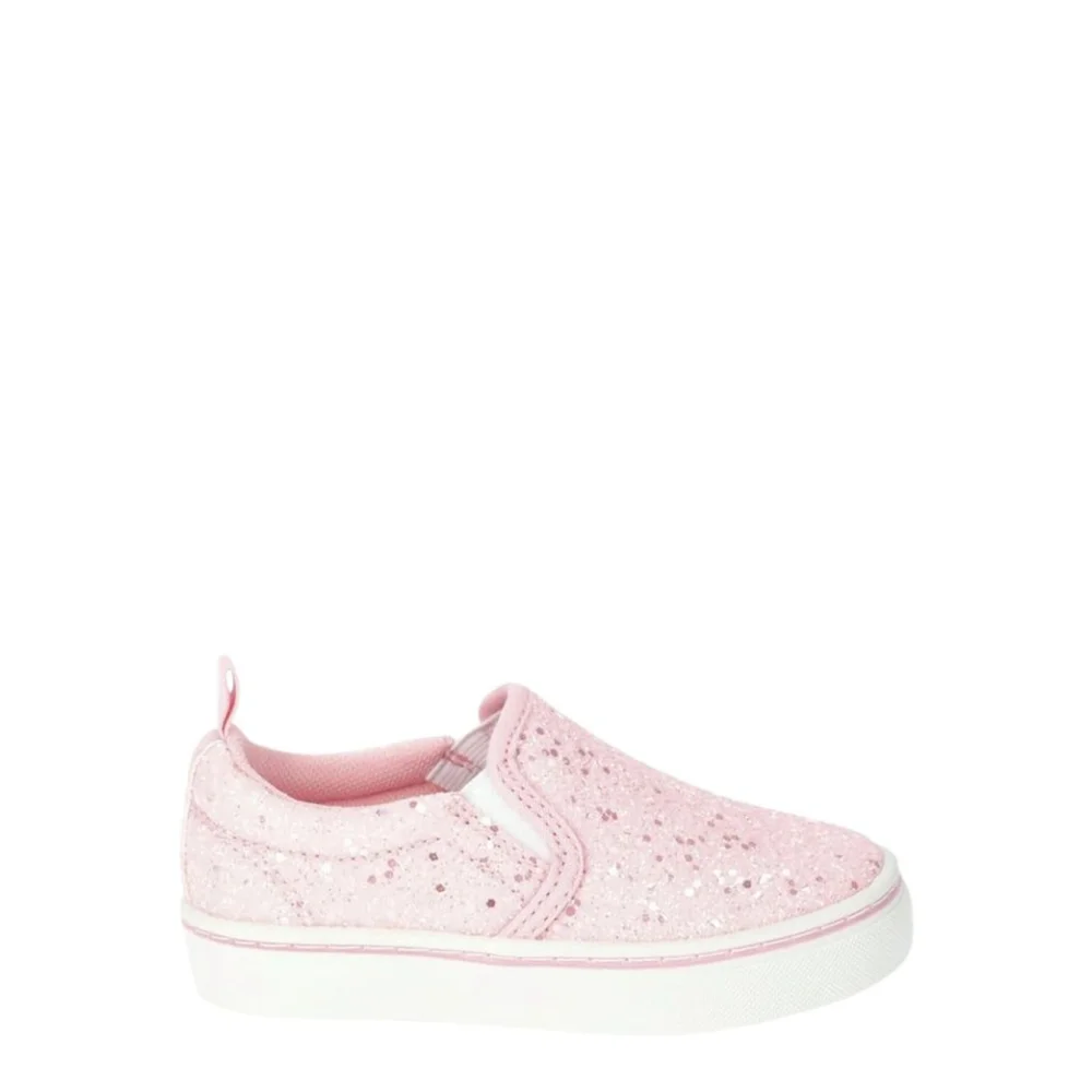 Wonder Nation Pink Sparkle Slip on Shoes Sneakers